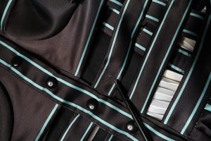 Philosophy di Lorenzo Serafini Mehrfarbiges ärmelloses A-Linien-Kleid