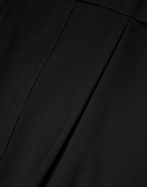 Dolce & Gabbana Schwarzes ärmelloses Etuikleid knielang