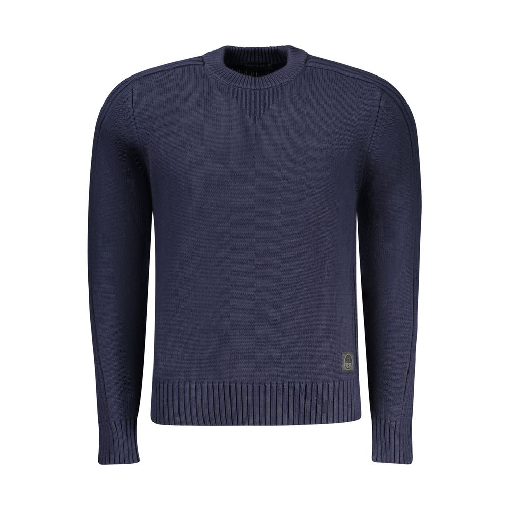 North Sails Blauer Baumwollpullover für Herren