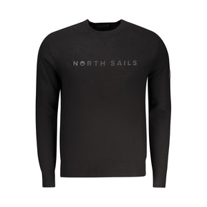 North Sails Schwarzer Herrenpullover aus Viskose