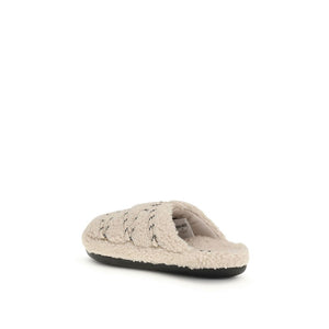 Moon Boot Beige Polyamid-Slipper