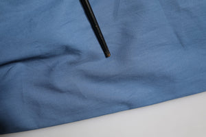 Dolce & Gabbana Blauer Baumwoll-Zweireiher-Anzug (2-teilig)