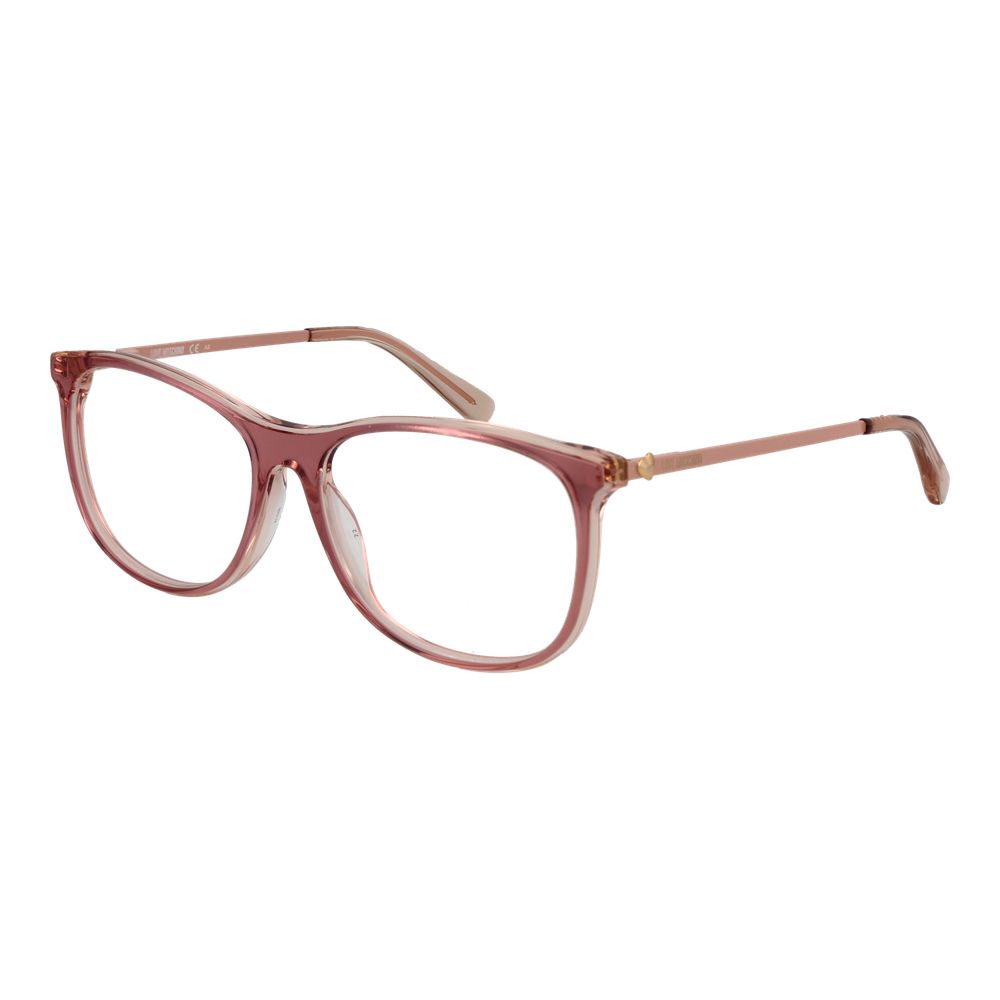 Love Moschino Brille aus rosa Acetat (Gestell)