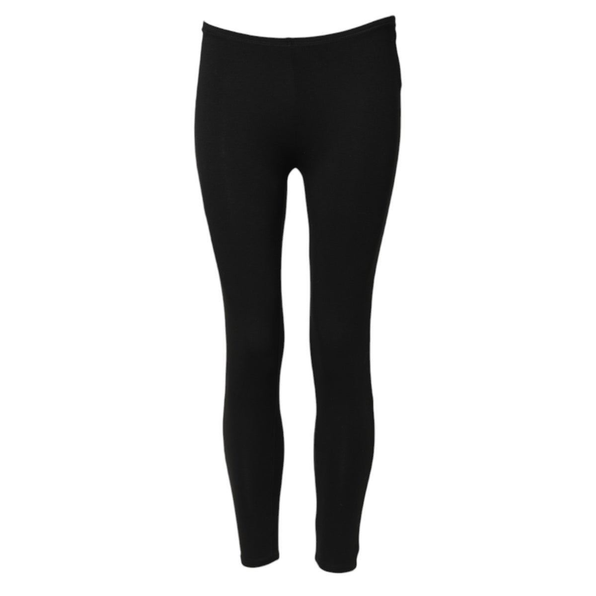 Alpha Massimo Rebecchi Schwarze Skinny Mid-Waist Leggings Hose Cropped