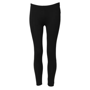Alpha Massimo Rebecchi Schwarze Skinny Mid-Waist Leggings Hose Cropped