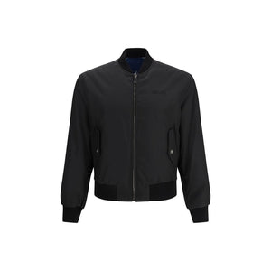 Versace Schwarzer Bomber aus Polyamid