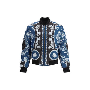 Versace Schwarzer Bomber aus Polyamid
