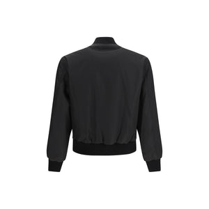 Versace Schwarzer Bomber aus Polyamid