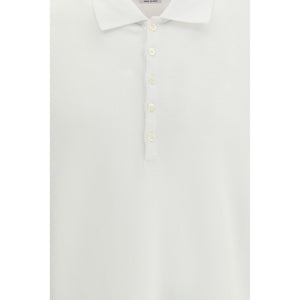 Thom Browne Weißes Poloshirt aus Baumwolle