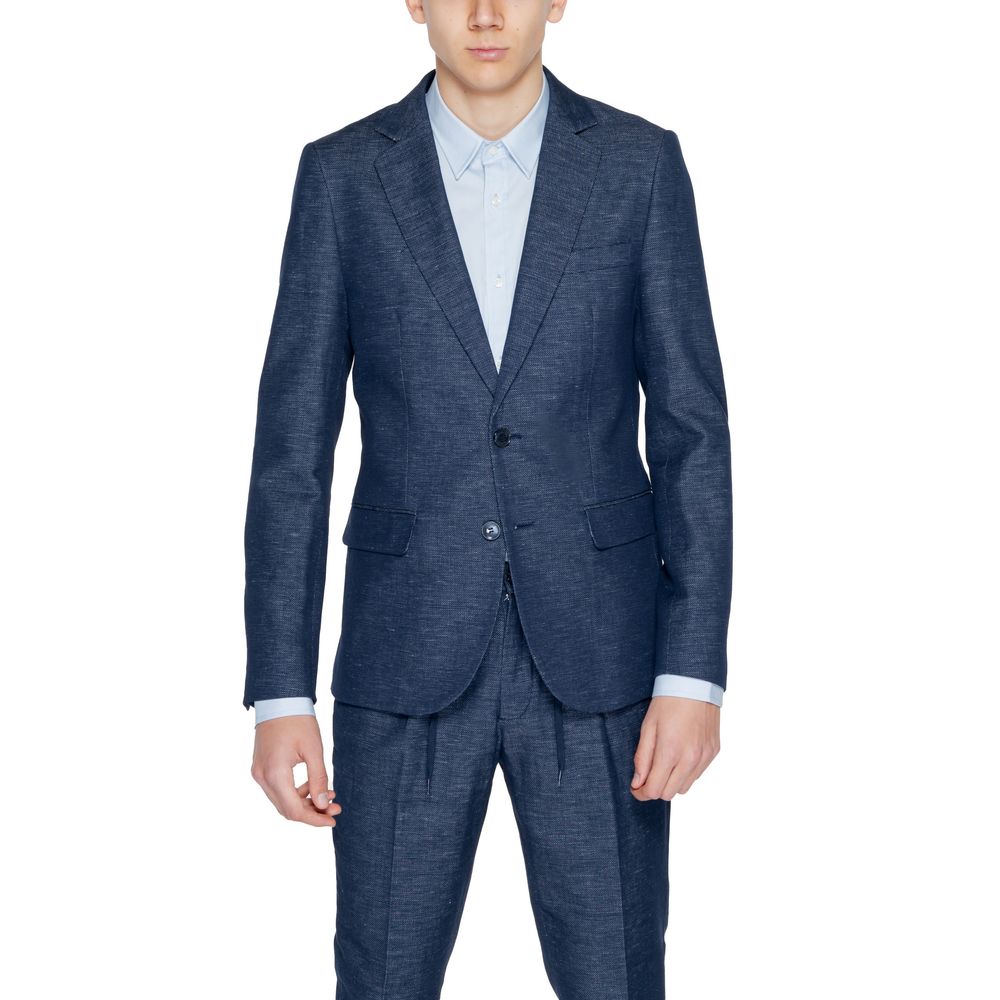 Antony Morato Blauer Baumwollblazer