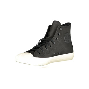 Converse Schwarzer Leder Sneaker Unisex