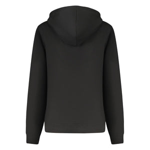 Fila Schwarzer Baumwoll-Kapuzenpullover für Damen
