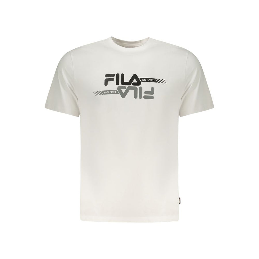 Fila Bianco Baumwoll-T-Shirt für Herren