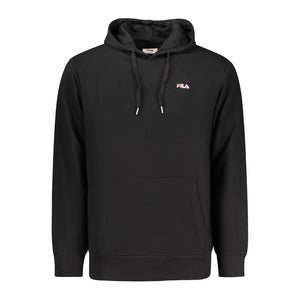 Fila Schwarzer Herren-Hoodie aus Baumwolle