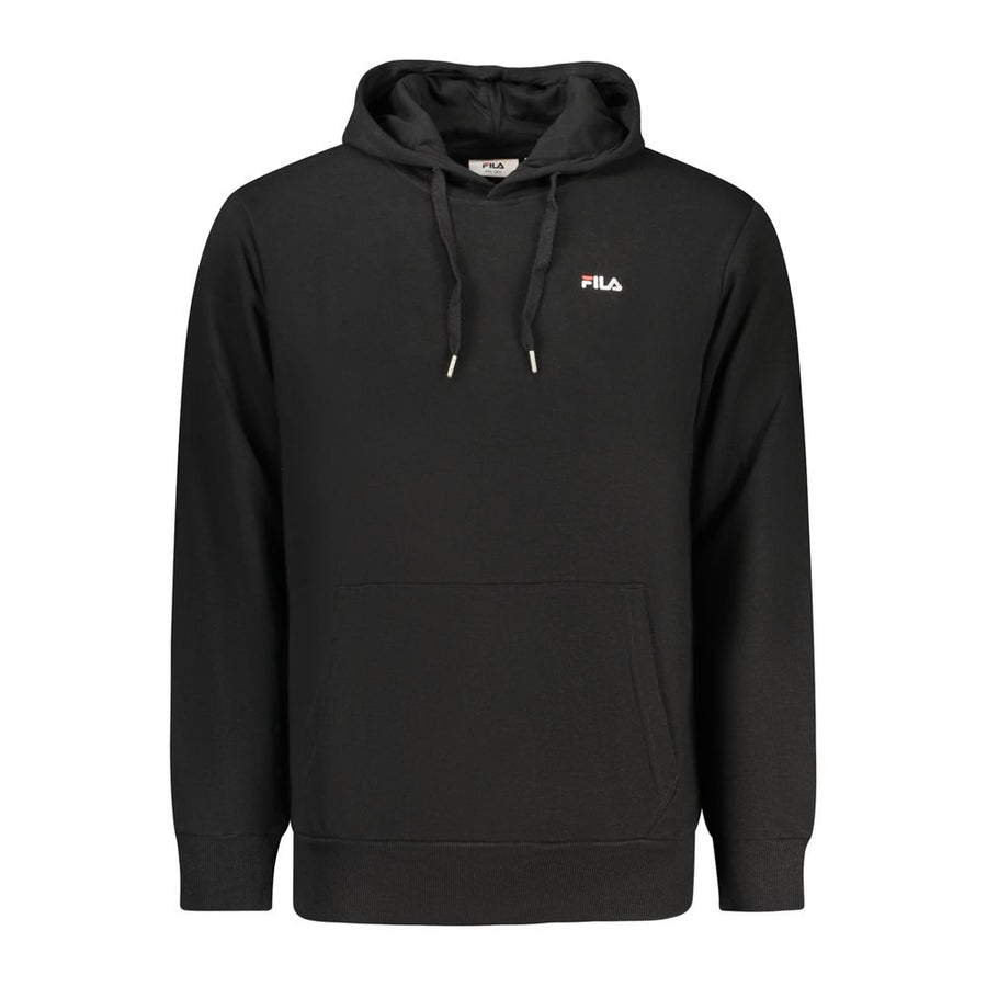 Fila Schwarzer Herren-Hoodie aus Baumwolle
