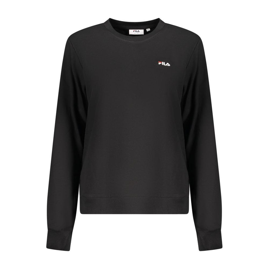 Fila Schwarzer Baumwoll-Sweatshirt für Damen