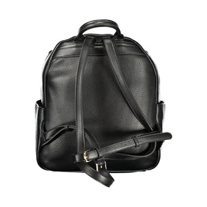 Mario Valentino Schwarzer Rucksack aus Polyurethan für Damen