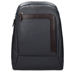 Piquadro Grauer Lederrucksack