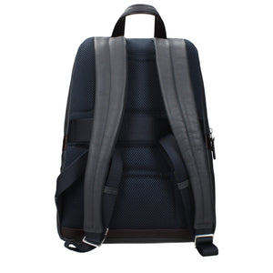 Piquadro Grauer Lederrucksack