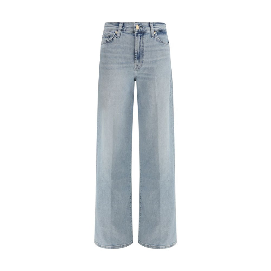 7FOR Blaue Baumwolljeans im Relaxed Fit
